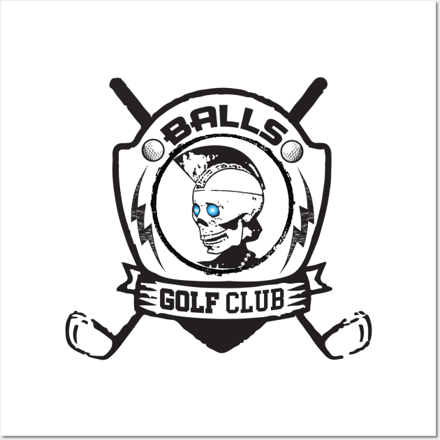 Balls Golf Club Logo Wall Art by silvercloud